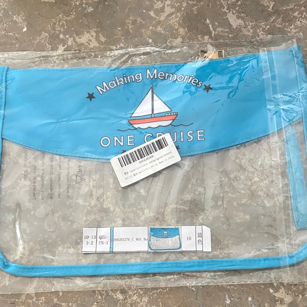 Blue Cruise Themed Pouch
